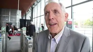 Former mayor Bob Chiarelli at the LRT Confederation Line opening day