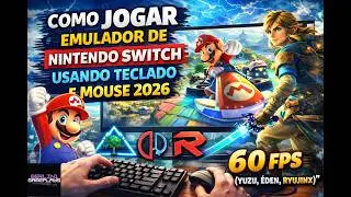 How to play Nintendo Switch Emulator using keyboard and mouse 2026 in quotes (YUZU, EDEN, RYUJINX)