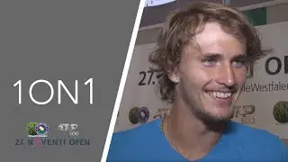 1on1 mit Alexander Zverev 20 06 19 | 27. NOVENTI OPEN