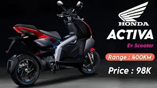 Honda ACTIVA EV Scooter New Model 2024 | Range 300KM | Launch date and price
