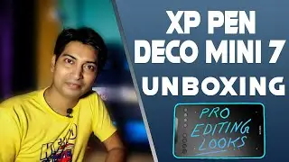 XP Pen Deco Mini 7 Review + Unboxing | Driver Installation | Hindi