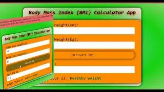Create BMI Calculator With JavaScript Tutorial- The Best JavaScript Project  for Beginners