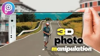 PicsArt tutorial How make 3D photo manipulation effect