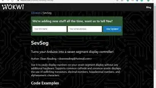 Seven Segment and Arduino simulation - Wokwi Arduino Simulator 