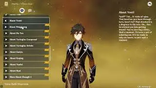 Zhongli all voice line (English)