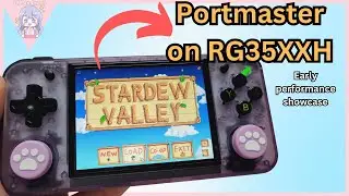 RG35XXH: STARDEW VALLEY gameplay showcase [Knuli alpha build and port master]