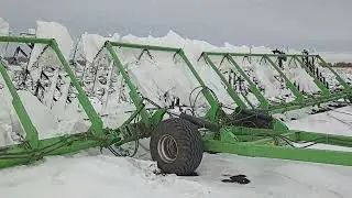 Зимнее боронование)) К700