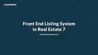 Front End Listing System in Real Estate 7 WordPress theme