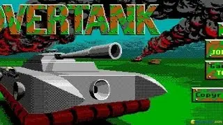 Hovertank 3D gameplay (PC Game, 1991)