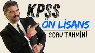 KPSS | Ön Lisans | SORU TAHMİNİ