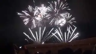 奈良若草山 山焼き 花火クライマックス~山焼き点火 2014