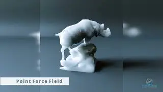 Point Force Field with a water rhino (FLIP Fluids Addon)