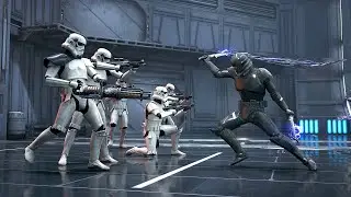 Stormtroopers vs Purge Troopers - STAR WARS JEDI SURVIVOR NPC Wars