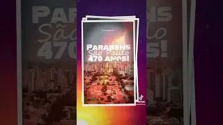 Parabéns, São Paulo, 470 anos! #470anos #saopaulo #sp #ParabénsSP #aniversario