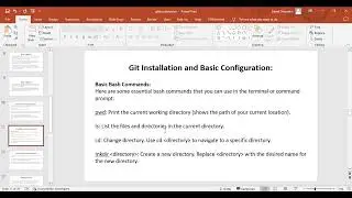 3 Git Installation and Basic Commands