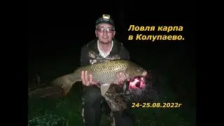 Ловля карпа в Колупаево 24-25.08.2022г.