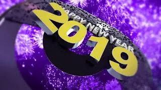NEW YEAR 2019 3D - AFTER EFFECT PROJECT FILES