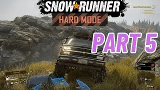 Snowrunner Hard mode PS5 4k Playthrough Part 5