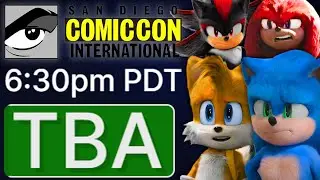 Sonic Movie 3's Trailer MIGHT Be At Comic-Con? [MYSTERY Panel..]
