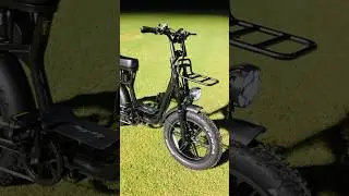 Fun fat tire eBike with Cargo Rack & Full Suspension