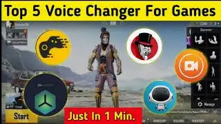 Top 5 voice changer for pubg*bgmi | how to change voice like girl