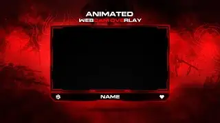 COD Modern Warfare 2023 Webcam Overlay // Animated Webcam Overlay Template for Streamers