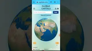 Playing Globle Capitals