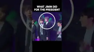 Jimin changed the choreography for the president 😱