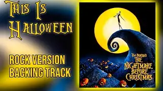 This Is Halloween ROCK VERSION Backing Track
