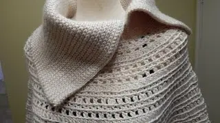 Crochet Cape for Elegant Winter