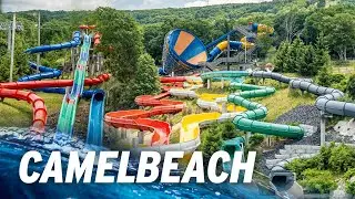 Camelbeach Mountain Waterpark PA | Water Slide POV's 4K 2023