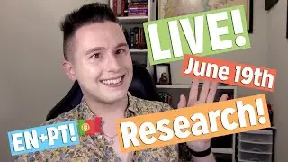 LIVE in 🇺🇸🇵🇹! Research Strategies, Q&A, and more!