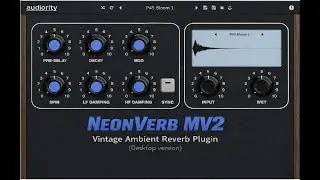 NeonVerb MV2 by Audiority | Guitars and bass demo (Desktop version)