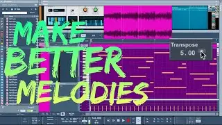 How to build Melodies and Transpose Samples in Reason 11 | Reason 12