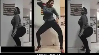 Desi superhot figure girl sexy dance on beat pe booty