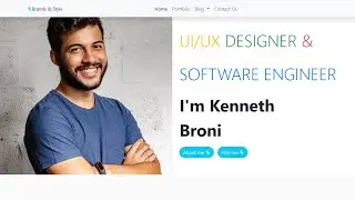Responsive Bootstrap Portfolio Website with Bootstrap 5