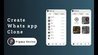 Whatsapp clone Create In Figma ||Ui Designer