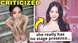 Twice Tzuyu was criticized for her lack of stage presence when performing at music shows