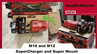 Ultimate PACKOUT battery storage SuperCharger rig (Milwaukee Tools, StealthMounts Packibletool Joey)