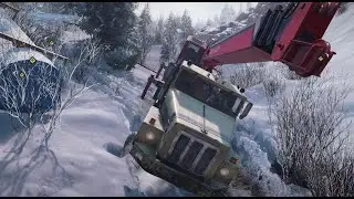 SnowRunner Заснеженная долина 4k