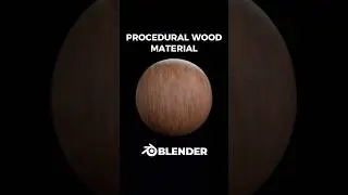 Procedural wood material in Blender🪵