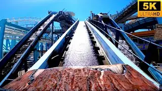 Zoom Phloom POV 5K Moreys Piers BEST Log Flume on the East Coast Wildwood, NJ