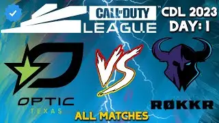 *NEW* Optic Texas VS Minnesota Rokkr | Call of Duty League Opening Weekend - Day 1