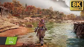 [8k] Horizon Forbidden West - RTX 4090 Max Settings Incredible 2024 Next Gen PC Graphics!