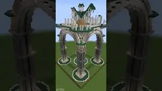 Raised Castle | #minecraft #shorts