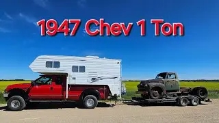 1947 Chevrolet yard art for Andrea