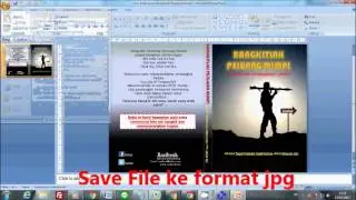 Cara format desain cover buku dari power point ke jpg