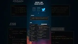 Social Link Hover Effect 