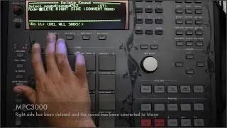 100.  MPC3000 Video Manual Delete a Sound