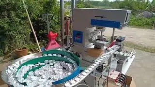 Automatic plastic cap printing machine 